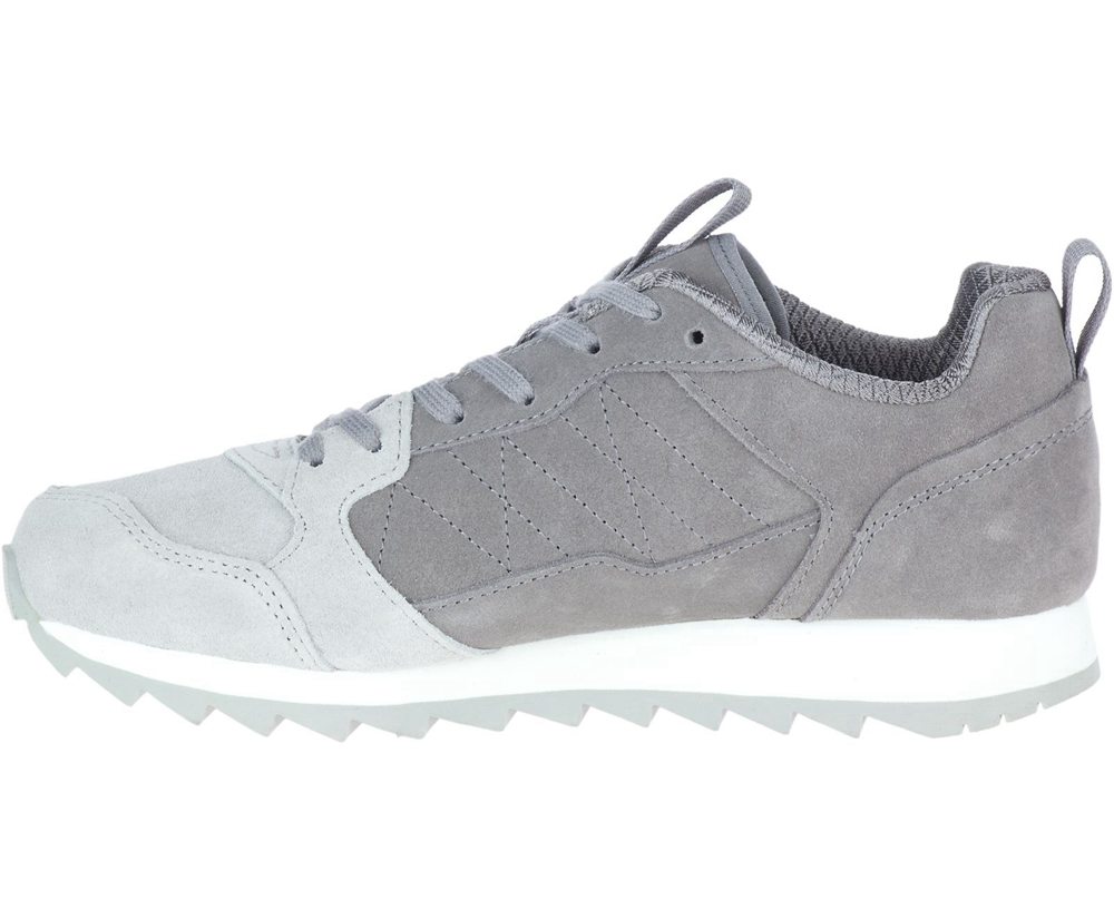 Merrell Sneakers Grey - Alpine Suede - Womens 80CWGIMEB